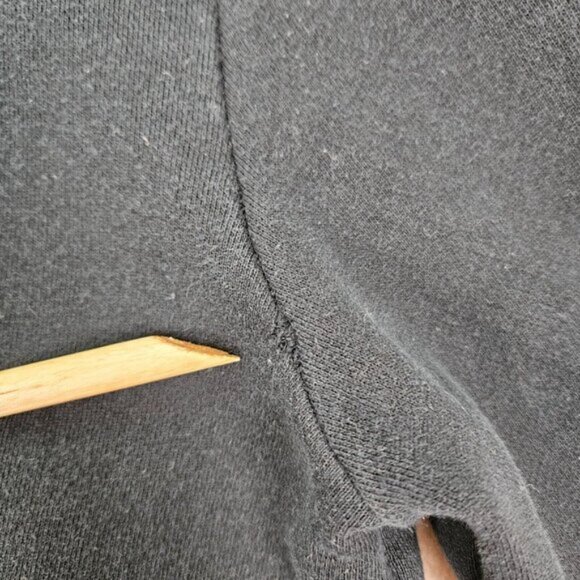 Club Monaco Sweater Shawl Collar Embroidered Logo Black Long Sleeve Men's Size L - Picture 4 of 14